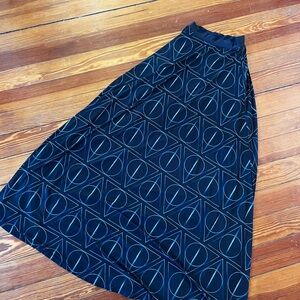 Blackmilk Harry Potter, Deathly Hallows Sheer Maxi Skirt